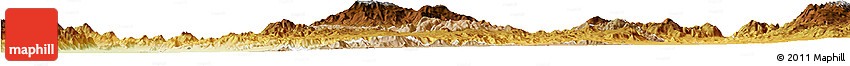 Satellite Horizon Map of Konso, physical outside
