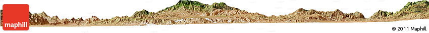 Satellite Horizon Map of Konso