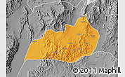 Political Map of Konso, desaturated