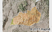Satellite Map of Konso, semi-desaturated