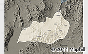 Shaded Relief Map of Konso, darken