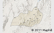 Shaded Relief Map of Konso, lighten