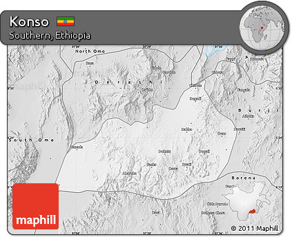 Silver Style Map of Konso