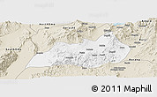 Classic Style Panoramic Map of Konso