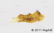 Physical Panoramic Map of Konso, cropped outside
