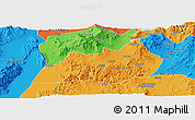Political Panoramic Map of Konso