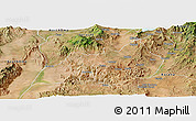 Satellite Panoramic Map of Konso