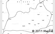 Blank Simple Map of Konso