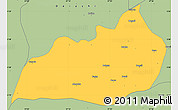 Savanna Style Simple Map of Konso