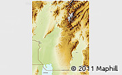 Physical 3D Map of South Omo