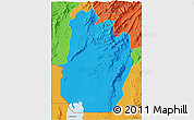 Political 3D Map of South Omo