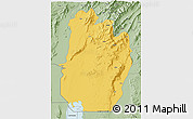 Savanna Style 3D Map of South Omo