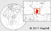 Blank Location Map of South Omo