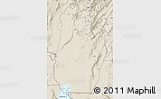 Shaded Relief Map of South Omo