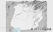 Gray Panoramic Map of South Omo