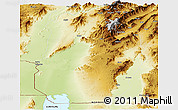 Physical Panoramic Map of South Omo