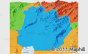 Political Panoramic Map of South Omo