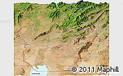 Satellite Panoramic Map of South Omo