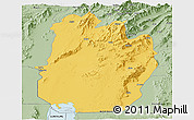 Savanna Style Panoramic Map of South Omo