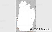 Gray Simple Map of South Omo