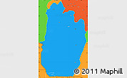 Political Simple Map of South Omo