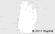 Silver Style Simple Map of South Omo