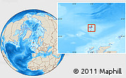 Shaded Relief Location Map of Nes