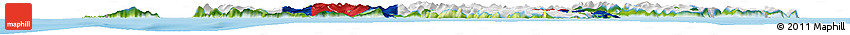 Flag Horizon Map of Faroe Islands, physical outside, bathymetry sea