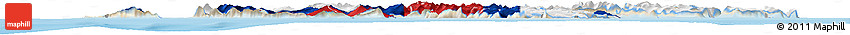Flag Horizon Map of Faroe Islands, shaded relief outside, bathymetry sea, flag rotated