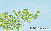 Physical 3D Map of Norderøerne