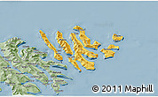 Savanna Style 3D Map of Norderøerne
