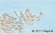 Shaded Relief 3D Map of Norderøerne