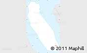 Silver Style Simple Map of Kunoy