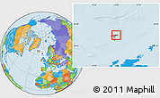 Political Location Map of Norderøerne