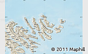 Shaded Relief Map of Norderøerne
