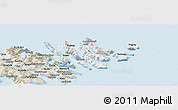 Classic Style Panoramic Map of Norderøerne