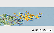 Savanna Style Panoramic Map of Norderøerne