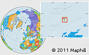 Political Location Map of Skálavík