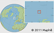 Savanna Style Location Map of Skálavík