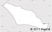 Silver Style Simple Map of Skálavík, cropped outside