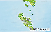 Physical 3D Map of Hvalba