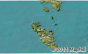 Satellite 3D Map of Hvalba