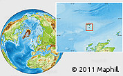 Physical Location Map of Hvalba
