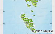 Physical Map of Hvalba