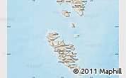 Shaded Relief Map of Hvalba