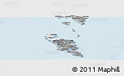 Gray Panoramic Map of Hvalba
