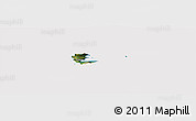 Satellite Panoramic Map of Hvalba, cropped outside