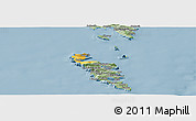 Savanna Style Panoramic Map of Hvalba
