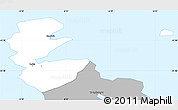 Gray Simple Map of Hvalba