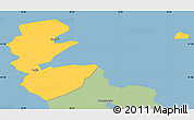 Savanna Style Simple Map of Hvalba